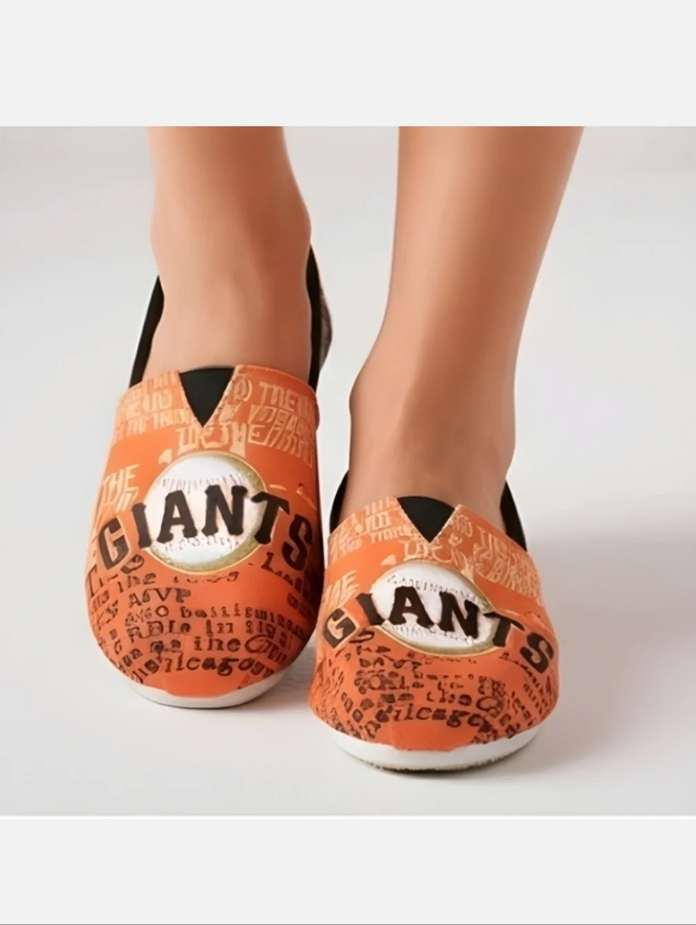 Genuine Merchandise San Francisco Giants Canvas Shoes Size Medium
